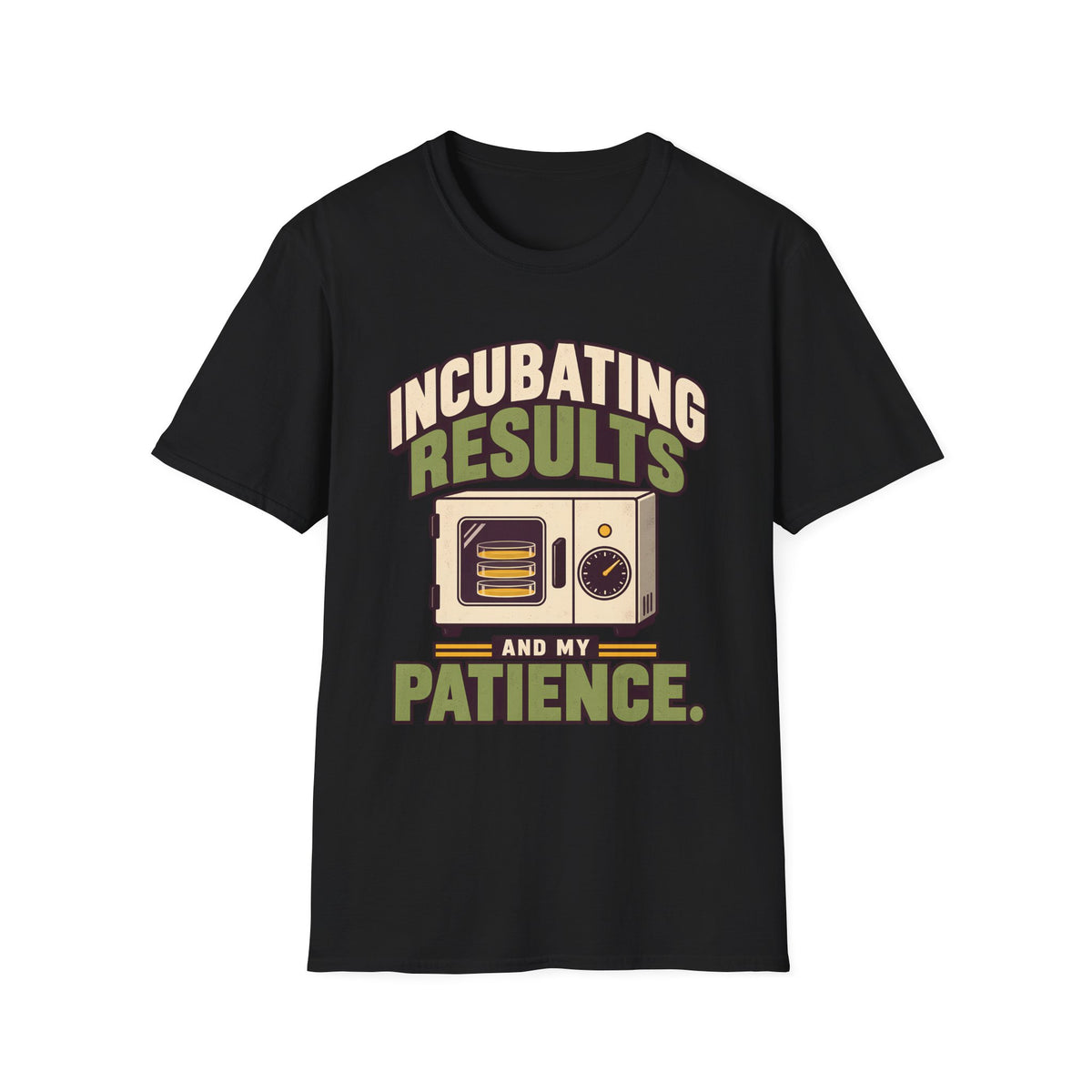 Oversized Boxy Tee – Funny Biology Lab & Microbiology Shirt | Incubating Results