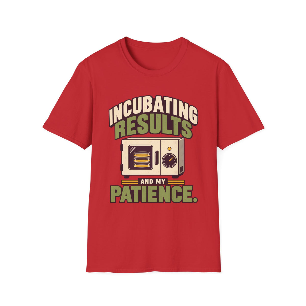 Oversized Boxy Tee – Funny Biology Lab & Microbiology Shirt | Incubating Results