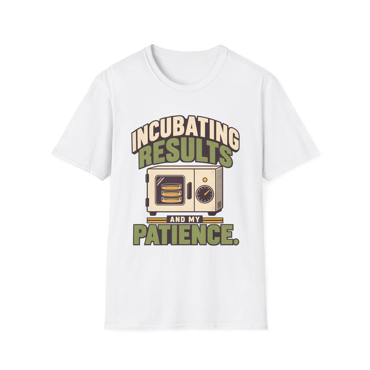 Oversized Boxy Tee – Funny Biology Lab & Microbiology Shirt | Incubating Results