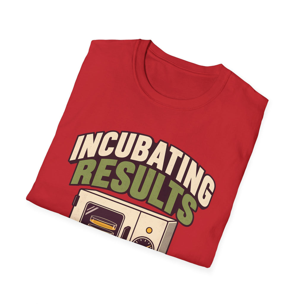 Oversized Boxy Tee – Funny Biology Lab & Microbiology Shirt | Incubating Results