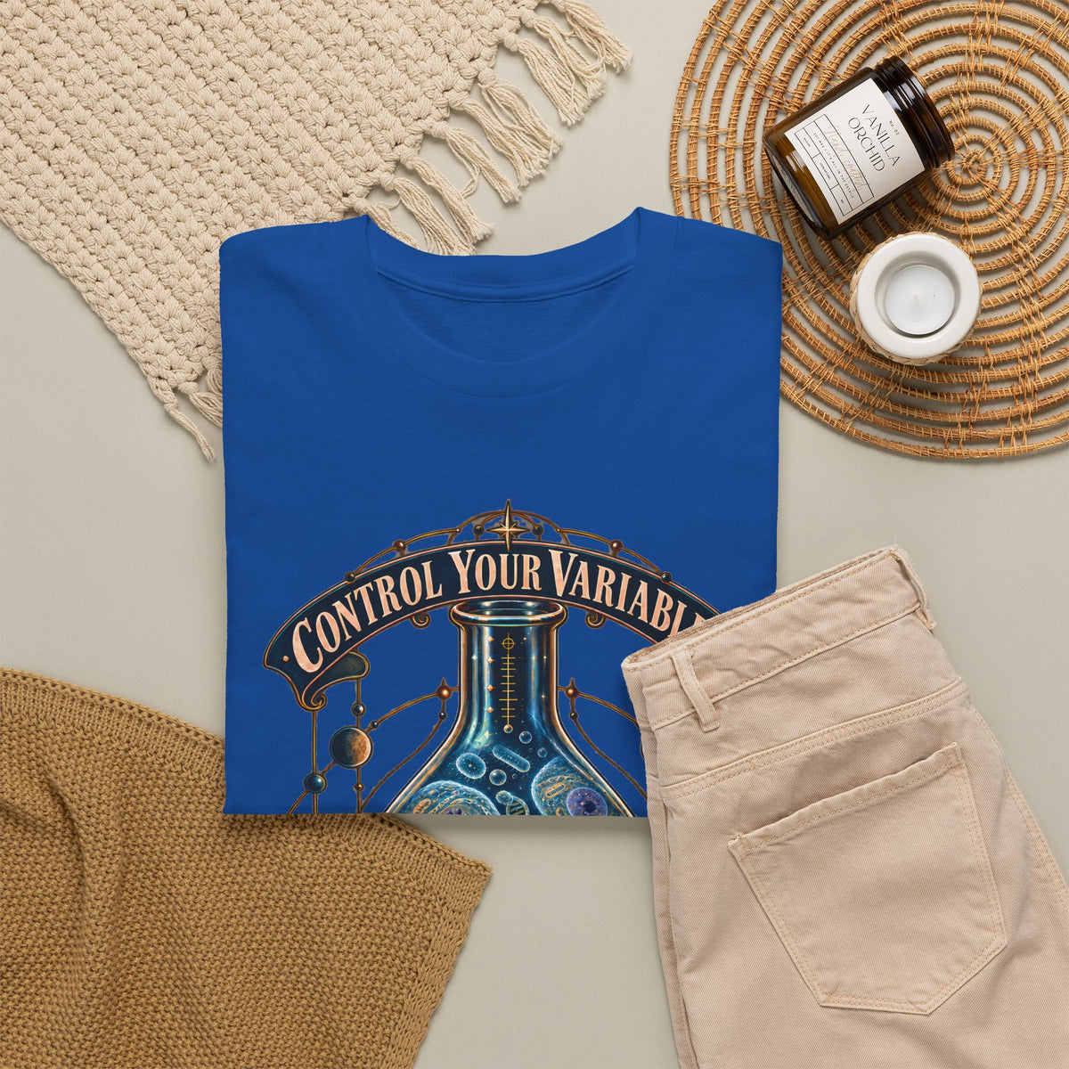 Science Lab T-Shirt — “Control Your Variables, Not Your Curiosity” Graphic Tee