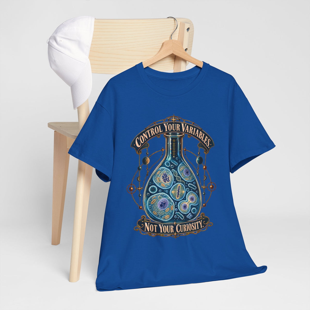 Science Lab T-Shirt — “Control Your Variables, Not Your Curiosity” Graphic Tee