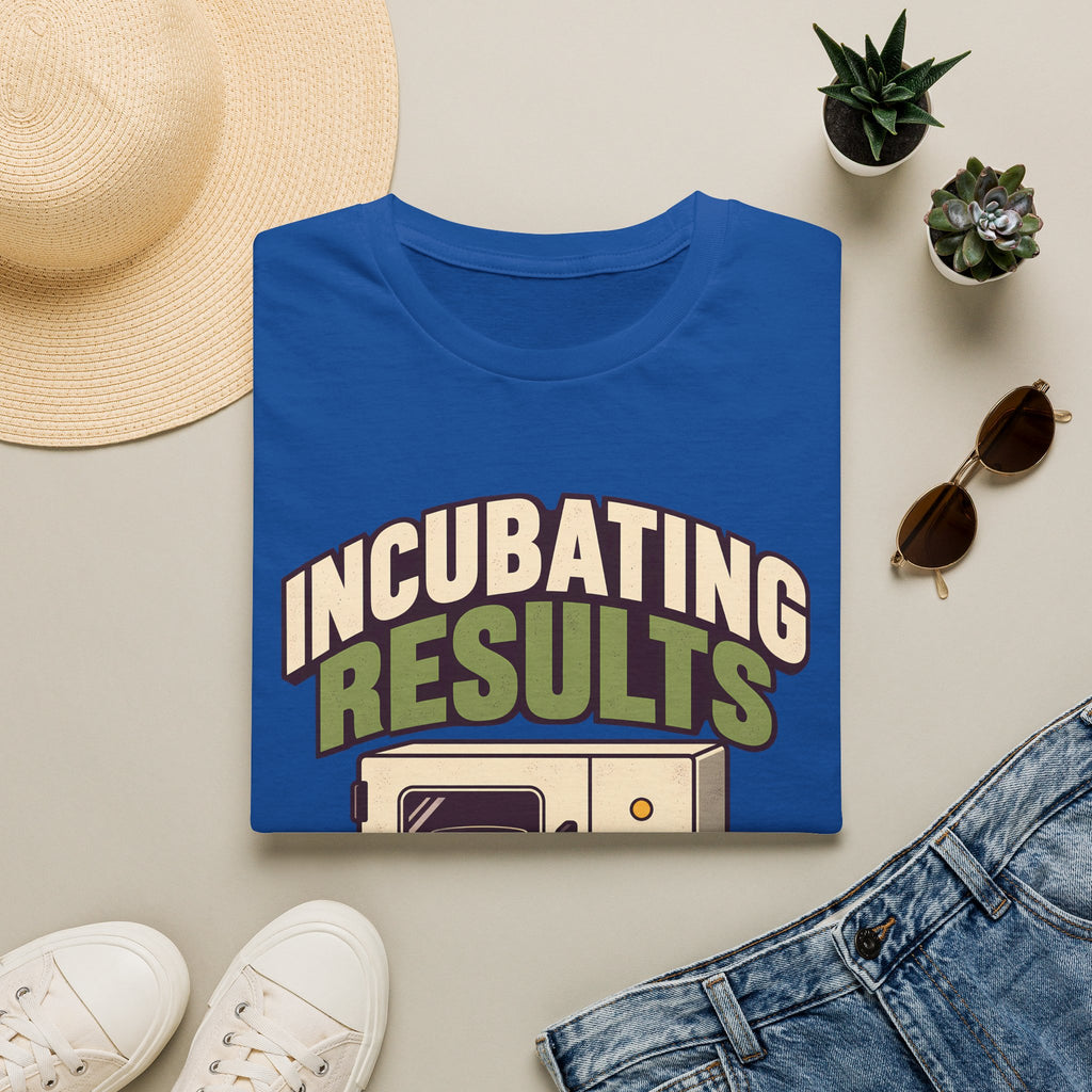 Oversized Boxy Tee – Funny Biology Lab & Microbiology Shirt | Incubating Results