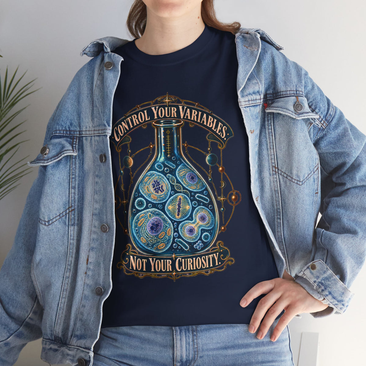 Science Lab T-Shirt — “Control Your Variables, Not Your Curiosity” Graphic Tee