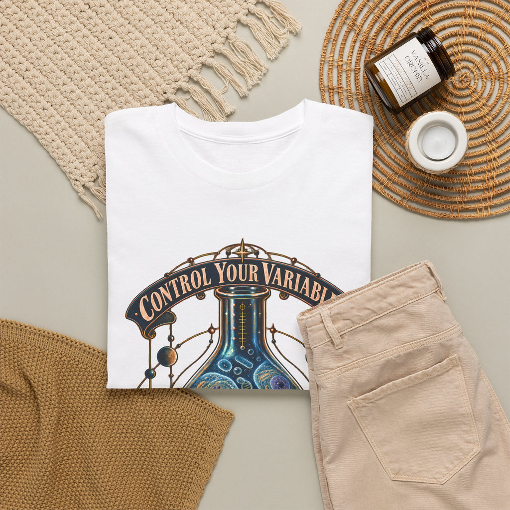 Science Lab T-Shirt — “Control Your Variables, Not Your Curiosity” Graphic Tee