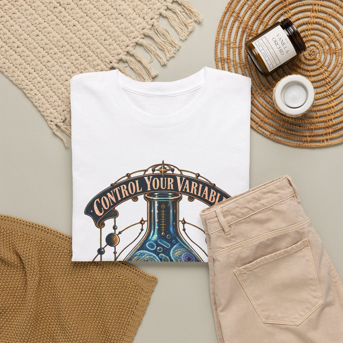 Science Lab T-Shirt — “Control Your Variables, Not Your Curiosity” Graphic Tee