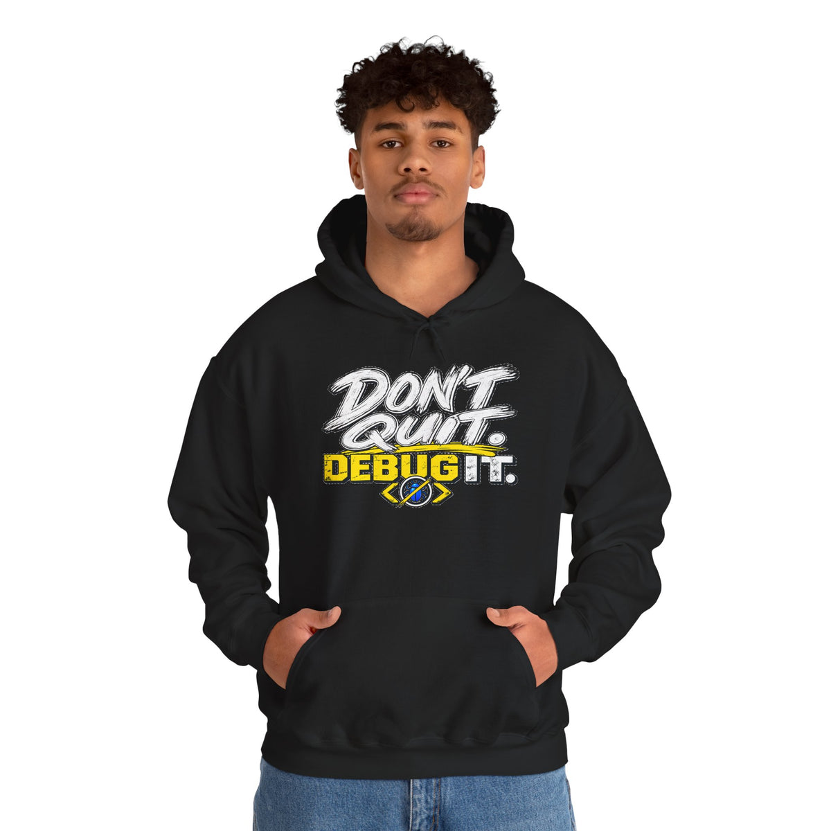 I Don't Quit — Debug It Graphic Hoodie