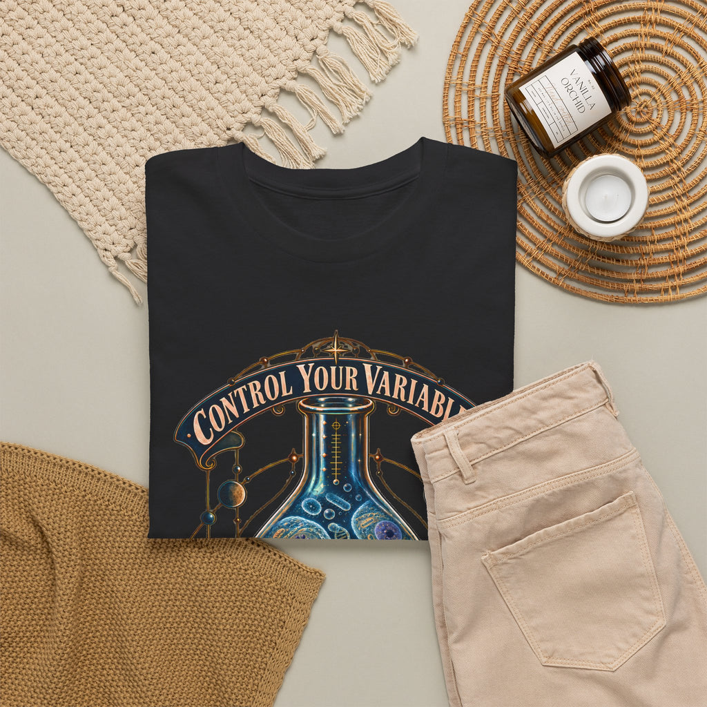 Science Lab T-Shirt — “Control Your Variables, Not Your Curiosity” Graphic Tee