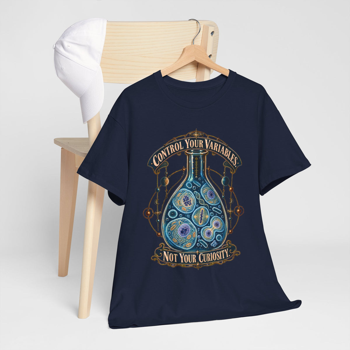 Science Lab T-Shirt — “Control Your Variables, Not Your Curiosity” Graphic Tee