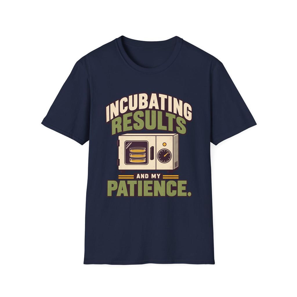 Oversized Boxy Tee – Funny Biology Lab & Microbiology Shirt | Incubating Results