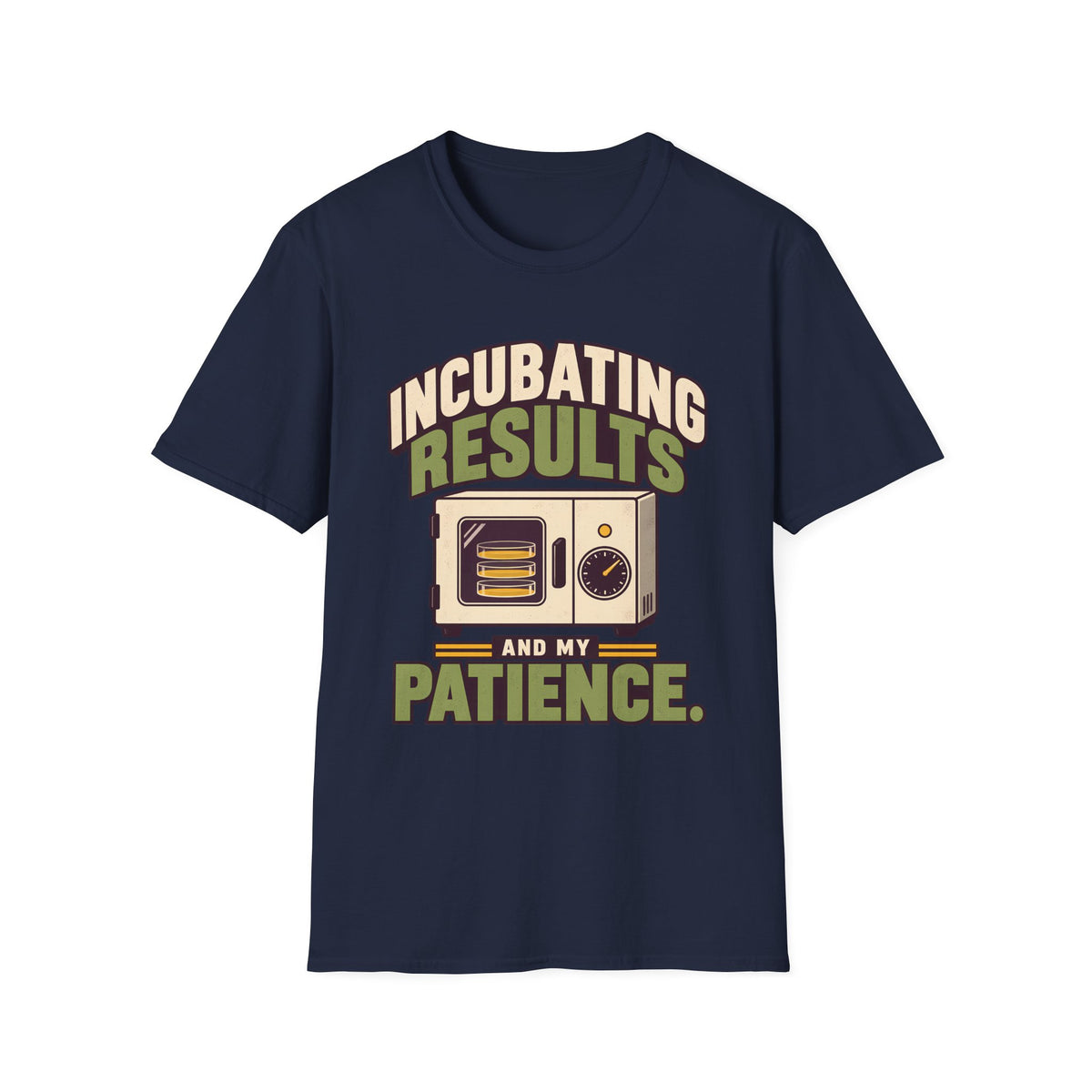 Oversized Boxy Tee – Funny Biology Lab & Microbiology Shirt | Incubating Results