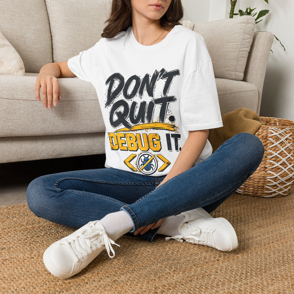 Don’t Quit — Debug It | Classic Developer T-Shirt