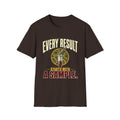 Every Result Begins With a Sample | Oversized Boxy Tee – Biology Lab Scientist Graphic Shirt