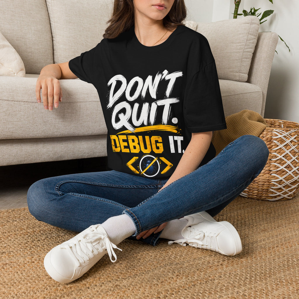 Don’t Quit — Debug It | Classic Developer T-Shirt