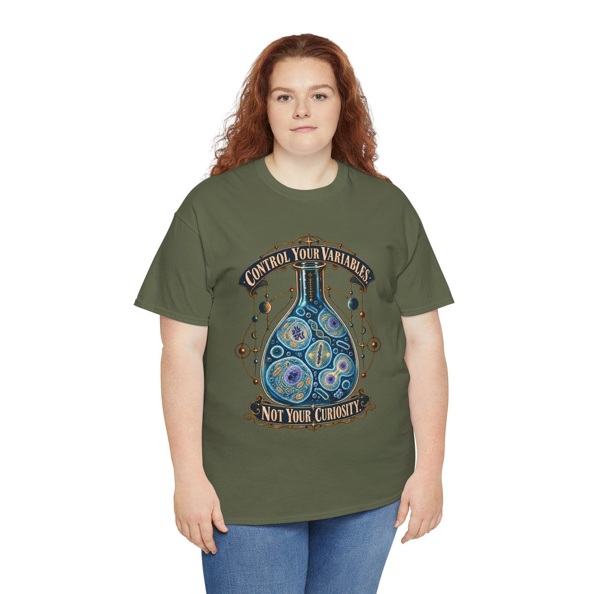 Science Lab T-Shirt — “Control Your Variables, Not Your Curiosity” Graphic Tee