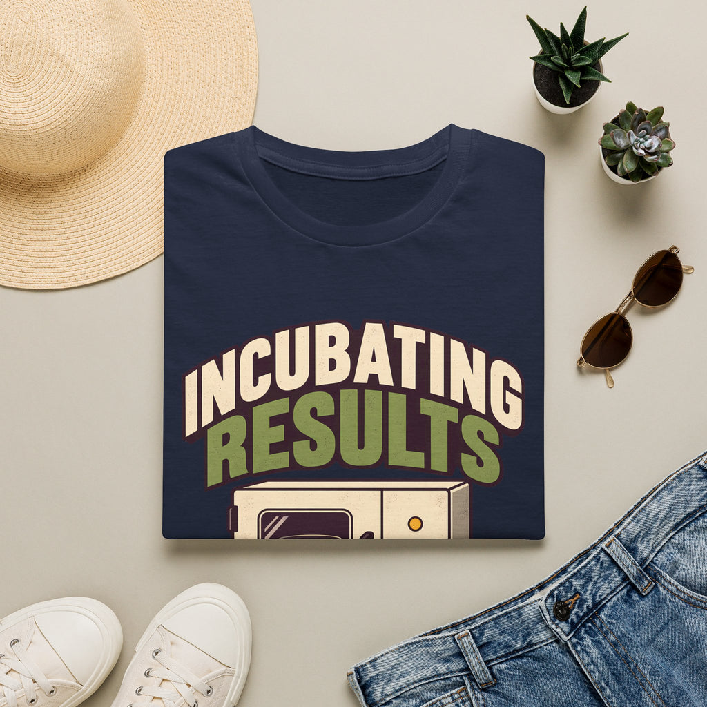 Oversized Boxy Tee – Funny Biology Lab & Microbiology Shirt | Incubating Results