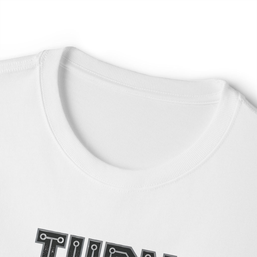 Oversized boxy Tech Quote Tee — "Turn Logic Into Legacy" Boxy T‑Shirt