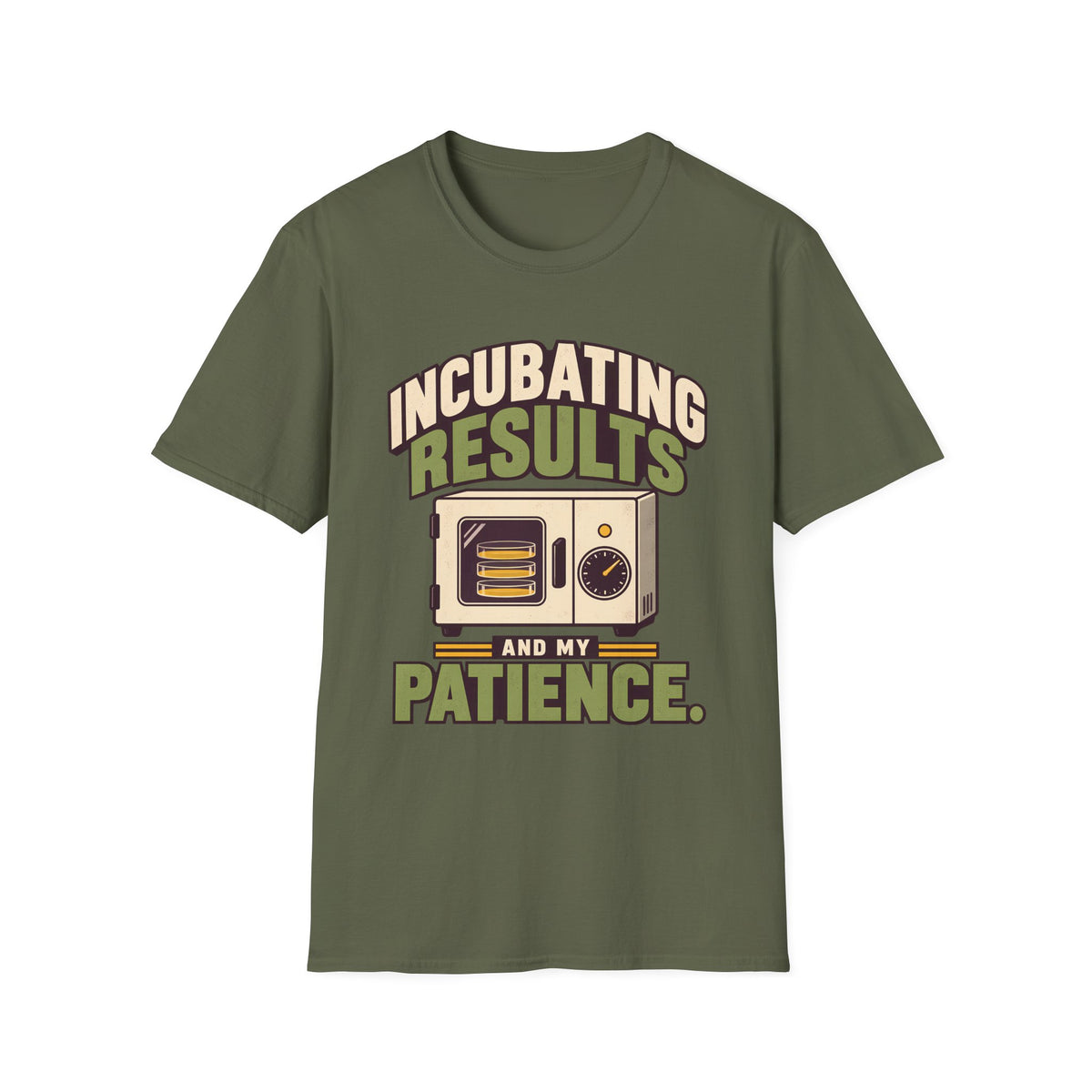 Oversized Boxy Tee – Funny Biology Lab & Microbiology Shirt | Incubating Results