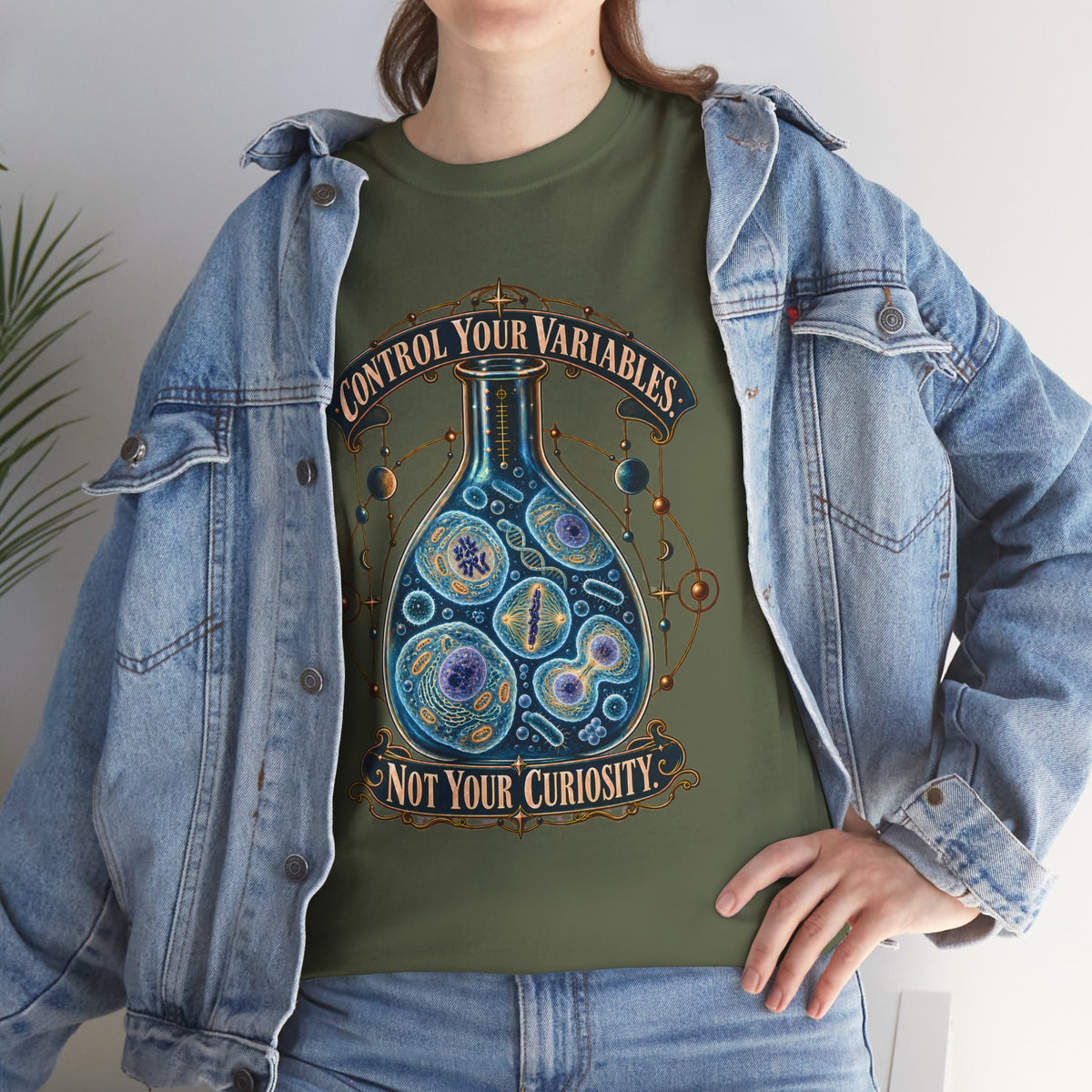 Science Lab T-Shirt — “Control Your Variables, Not Your Curiosity” Graphic Tee