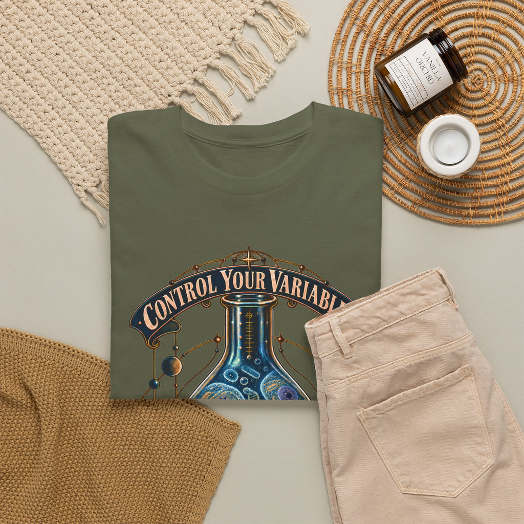 Science Lab T-Shirt — “Control Your Variables, Not Your Curiosity” Graphic Tee