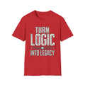 Classic Tee | Turn Logic Into Legacy – Motivational Programmer Shirt for Developers and Tech Creators