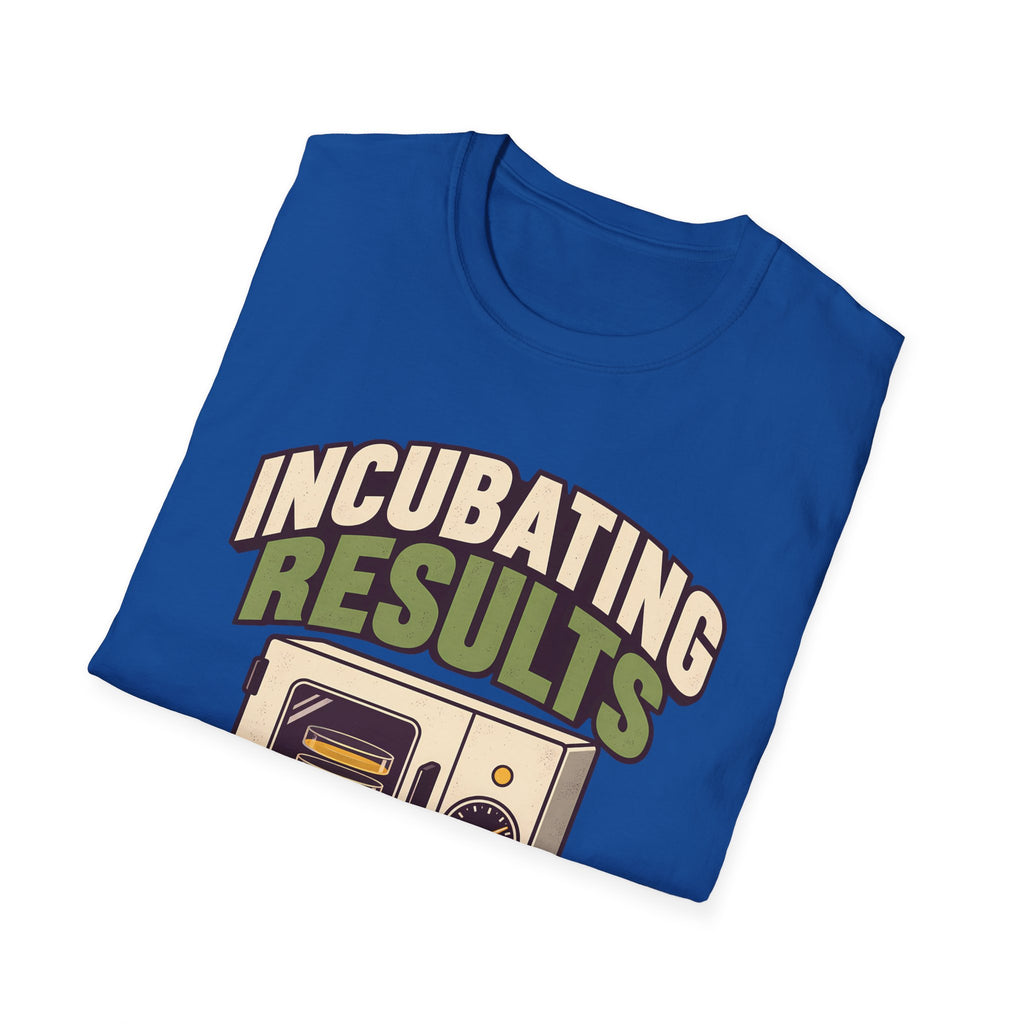 Oversized Boxy Tee – Funny Biology Lab & Microbiology Shirt | Incubating Results