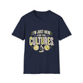 Classic Tee | I'm Just Here for the Cultures T-Shirt — Funny Microbiology Lab Tee